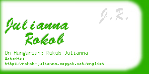 julianna rokob business card